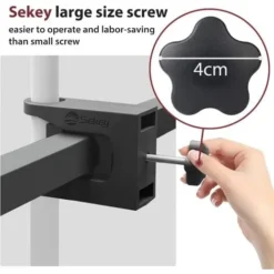Sekey Support De Parasol Balcon Pour Balustrade, Pied De Parasol, Pour Des Parasol Jusqu'à Ø 40mm, Balustrade De Balcon Rond/Carré 20mm-45mm 8 Sekey Support De Parasol Balcon Pour Balustrade, Pied De Parasol, Pour Des Parasol Jusqu'à Ø 40mm, Balustrade De Balcon Rond/Carré 20mm-45mm -Promos Jardin Lumi Magasin 88623458 4