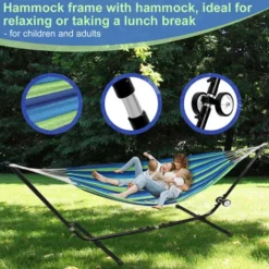 Randaco Hamac Avec Cadre Intérieur Coloré Hamac Bâton Extérieur Chaise Suspendue Pour Enfants -Promos Jardin Lumi Magasin 89690275 5