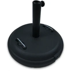 Pied De Parasol - Socle De Parasol - Béton - 22 Kg - Noir - MaxxGarden