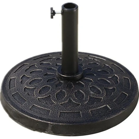 Pied De Parasol Béton - 14 Kg - Noir - MaxxGarden 1 Pied De Parasol Béton - 14 Kg - Noir - MaxxGarden
