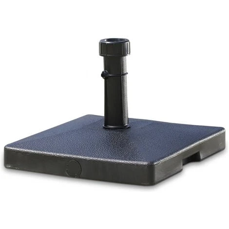 Pied De Parasol Beton -Socle De Parasol - Carré - 27 Kg - Noir - MaxxGarden 1 Pied De Parasol Beton -Socle De Parasol - Carré - 27 Kg - Noir - MaxxGarden