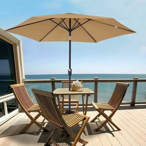 Housses De Rechange Pour Parasol 3 Mètres 6 Bras Parasol De Rechange Pour Auvent De Jardin Housse De Rechange Pour Parasol, Auvent Uniquement (Kaki) 5 Housses De Rechange Pour Parasol 3 Mètres 6 Bras Parasol De Rechange Pour Auvent De Jardin Housse De Rechange Pour Parasol, Auvent Uniquement (Kaki) – Image 5