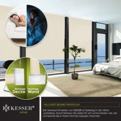 KESSER® Store Vertical Store Vertical Marquise De Balcon Protection Visuelle Protection Solaire Store Latéral Ombrage, Store De Balcon Stable Et Résistant Aux Intempéries, Pour Balcon, Terrasse, Jardi -Promos Jardin Lumi Magasin 91625825 4