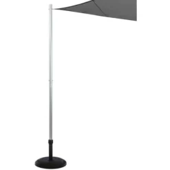 Mât De Fixation Pour Voile D Ombrage Gris 50 Mm - Hespéride
