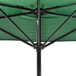 Nova Parapluie De La Mezzaluna Ø300 Cm Avec Manivelle Extérieure Extérieure Résistante Taille : Vert -Promos Jardin Lumi Magasin 94572171 5