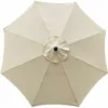 Housse De Rechange Pour Parasol, 8 Baleines, 3 M, Imperméable, Anti-UV, Tissu De Rechange, Beige