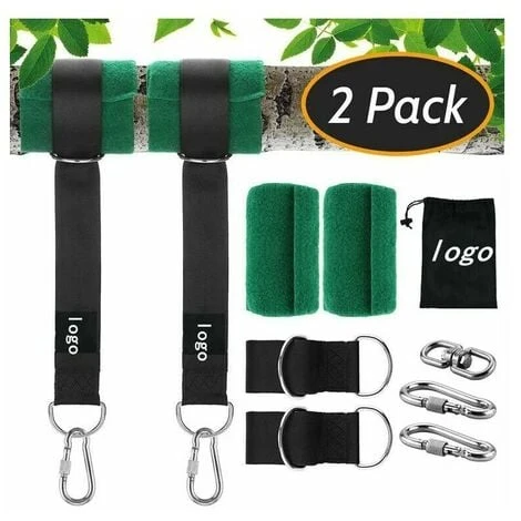 Hamac Ultra Résistant Aux Sangles Lourde Suspension 150CM Avec D-Ring - Deux Crochets Mousquetons - Charge Max 500KG, Cordes D'Attache Pour Balancoire De 1 Hamac Ultra Résistant Aux Sangles Lourde Suspension 150CM Avec D-Ring - Deux Crochets Mousquetons - Charge Max 500KG, Cordes D'Attache Pour Balancoire De