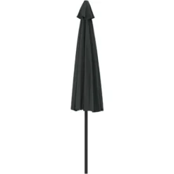 NICEON Parasol De Balcon Avec Mât En Aluminium Noir 300x150x253cm Demi -Promos Jardin Lumi Magasin 95461876 5