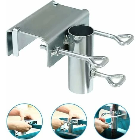 Support De Parasol Pour Balustrade De Balcon,Clip De Fixation Pour Parasol De Jardin Support De Parasol De Balcon Peu Encombrant Upport De Parasol Pour Balcon, Clip De Fixation Pour Parapluies 4 Support De Parasol Pour Balustrade De Balcon,Clip De Fixation Pour Parasol De Jardin Support De Parasol De Balcon Peu Encombrant Upport De Parasol Pour Balcon, Clip De Fixation Pour Parapluies – Image 4