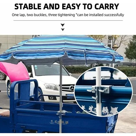 Support De Parasol Pour Balustrade De Balcon,Clip De Fixation Pour Parasol De Jardin Support De Parasol De Balcon Peu Encombrant Upport De Parasol Pour Balcon, Clip De Fixation Pour Parapluies 5 Support De Parasol Pour Balustrade De Balcon,Clip De Fixation Pour Parasol De Jardin Support De Parasol De Balcon Peu Encombrant Upport De Parasol Pour Balcon, Clip De Fixation Pour Parapluies – Image 5