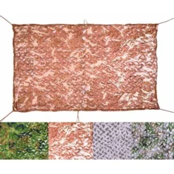 ZOLGINAH Filet De Camouflage Forêt Extérieur Chasse Camouflage Forêt Paysage Militaire Filet De Camouflage Décoration Protection Solaire,3X3M-Désert -Promos Jardin Lumi Magasin 96358924 4