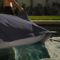 Pouf Géant XXL Déhoussable, Flottant Pour Piscine, Deco Arts Gris Carbone -Promos Jardin Lumi Magasin 96962385 3