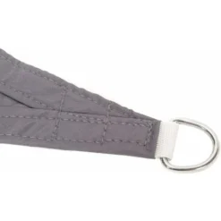 Voile D'ombrage Triangulaire 5x5x5m étanche Et Résistante Aux UV, Convient Aux Balcons De Terrasse De Jardin, Gris -Promos Jardin Lumi Magasin 97198481 4