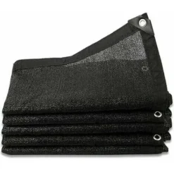 Filet D'Ombrage 8 Broches Ombrage 80% Renforce éPaissir Voile Ombrage, Serres Filet Coupe-Vent Avec Oeillets(3x4m)