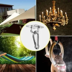 Kit De Fixation Voile D'ombrage Triangulaire Acier Inoxydable 304 Kit Accessoires De Fixation Pour Toile D'ombrage, Kit De Montage Pour Voile Solaire D'ombrage -Promos Jardin Lumi Magasin 99448305 5