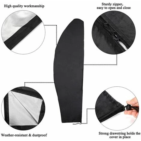 Housse Pour Parasol Déporté – Housse Parasol Excentré – Bâche De Protection Pour Parasol Déporté – Housse étanche Et Durable Pour Parasol(280x30x81x45CM) 4 Housse Pour Parasol Déporté – Housse Parasol Excentré – Bâche De Protection Pour Parasol Déporté – Housse étanche Et Durable Pour Parasol(280x30x81x45CM) – Image 4