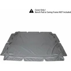 Toit De Rechange Pour Balancelle De Jardin 3 Places, Universel Toile De Rechange Pour Balancelle Jardin Exterieur, Imperméable Protection UV Housse De Rechange Toit De Balançoire (Gris,S) -Promos Jardin Lumi Magasin 99809667 4
